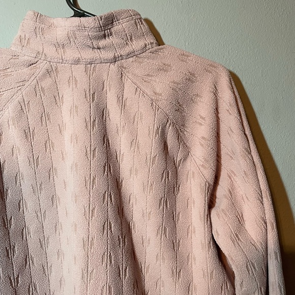 Eddie Bauer Dusty Rose Fleece Quarter Zip Pullover - Picture 8 of 8
